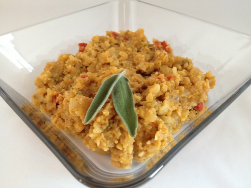 Pumpkin and Sage Risotto