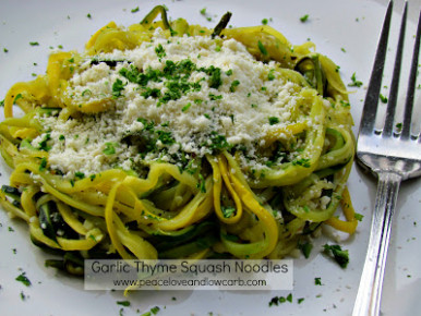 Garlic Thyme Squash Noodles - Website Version