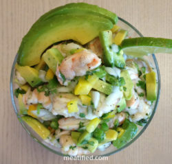 Shrimp Ceviche with peppers