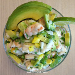Shrimp Ceviche with peppers