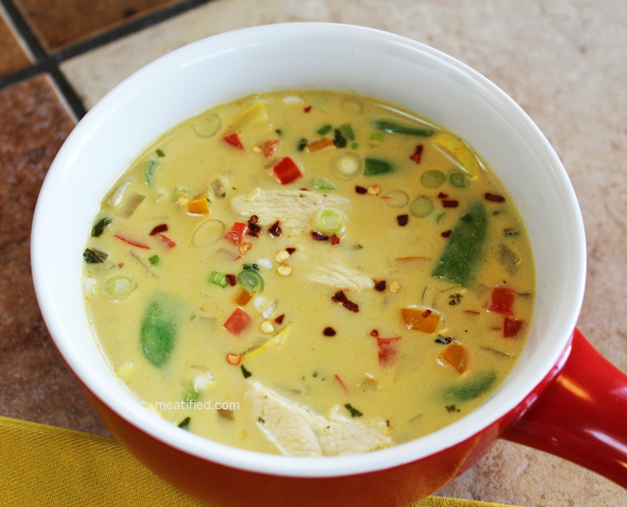 Thai Chicken Soup from http://meatified.com #paleo #dairyfree #whole30