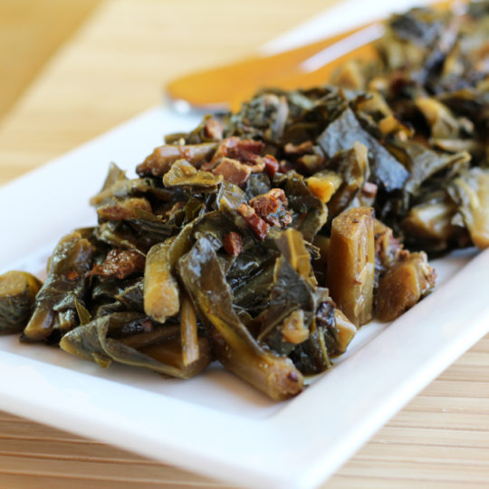 Easy Collard Greens with Bacon