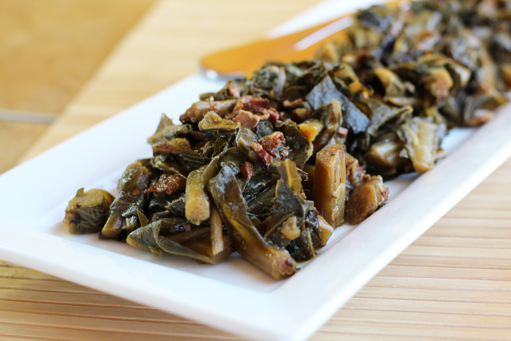 Easy Collard Greens with Bacon