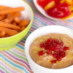 Paleo Hummus with Roasted Red Pepper