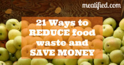 save money and reduce food waste