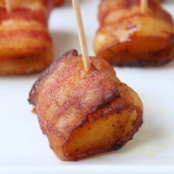 Bacon Wrapped Butternut Squash Bites