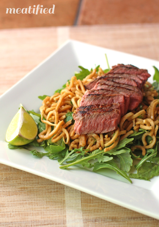 Garlic Ginger Parsnip Noodles from http://meatified.com #whole30 #aip #paleo #autoimmune