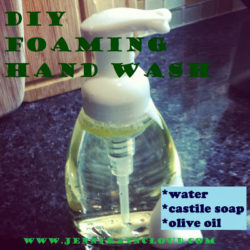 Organic DIY Foaming Hand Soap