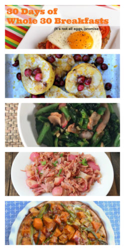30 Days of Whole 30 Breakfasts - that aren't all eggs! http://meatified.com