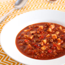 Hot Italian Sausage Soup from http://meatified.com #paleo #whole30