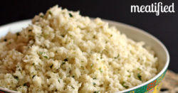 Lime & Coconut Cauliflower Rice from http://meatified.com #paleo #glutenfree #whole30 #vegan #vegetarian