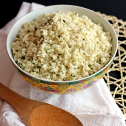 Lime & Coconut Cauliflower Rice from http://meatified.com #paleo #glutenfree #whole30 #vegan #vegetarian