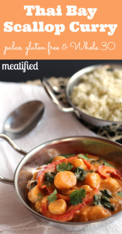 Thai Bay Scallop Curry from http://meatified.com #paleo #glutenfree #whole30