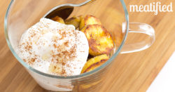 Salted Caramelized Plantains with Coconut Cream from http://meatified.com #paleo #glutenfree #autoimmunepaleo