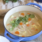 Creamy Chicken Soup from http://meatified.com {Paleo, AIP, Whole30 & Coconut Free}