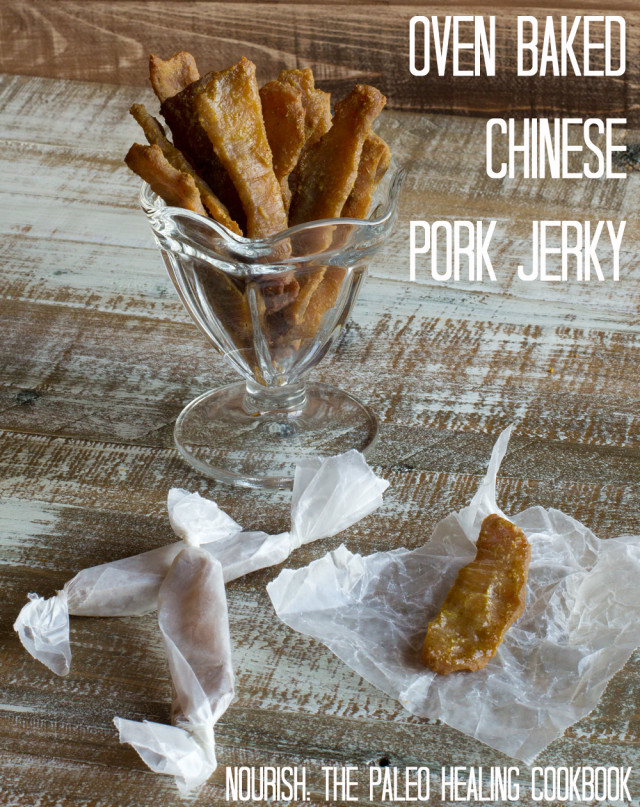 Oven Baked Chinese Pork Jerky with Orange & Ginger from Nourish: The Paleo Healing Cookbook {AIP, coconut free} | http://meatified.com