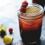 Berry Fizz Mocktail with tart cherry, pomegranate and raspberry from http://meatified.com {Paleo, AIP}