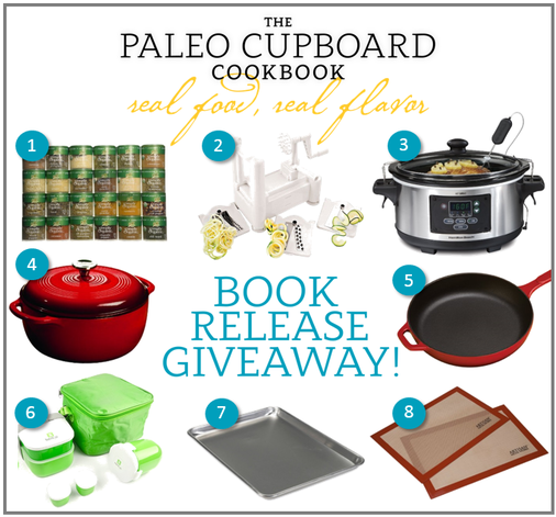 The Paleo Cupboard Cookbook Book Release Giveaway!