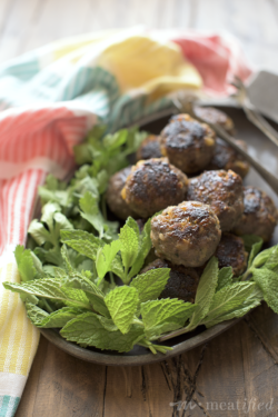 These Herbed Persian Meatballs with Apricots from http://meatified.com are the perfect balance of sweet and savory. They're egg & gluten free, AIP & allergy friendly, too.