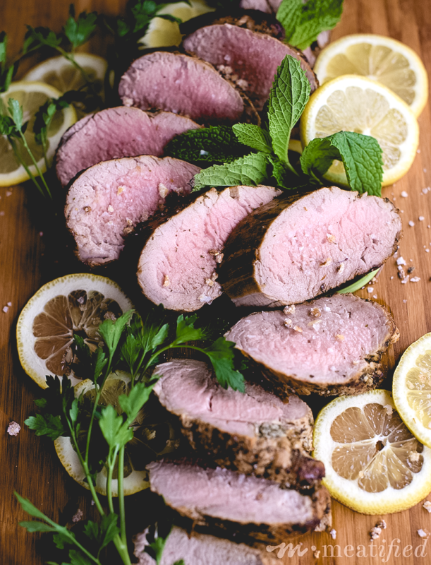 Marinate this souvlaki-inspired Greek pork tenderloin from http://meatified.com ahead of time & it will make a great weeknight meal. All the flavor, none of the fuss of the original!