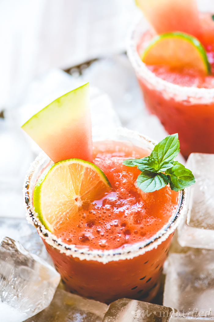 This refreshing Watermelon Agua Fresca from http://meatified.com is livened up with mint, ginger, lime & sparkling water for a perfect mocktail. Or cocktail base, should you choose!