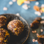 Energy balls; so much more fun than bars! These little guys from http://meatified.com are grain, gluten, nut & seed free, so they're the perfect allergy friendly bite for on the go!