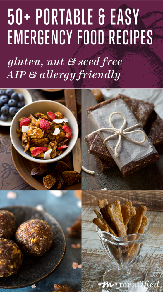 Portable, packable & purse-able: 50+ portable & easy emergency food recipes for avoiding the hangries while staying AIP compliant on the go!