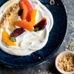 These citrus yogurt bowls from http://meatified.com are an easy breakfast addition or the perfect seasonal dessert. Using coconut yogurt, they're dairy free, AIP & allergy friendly.
