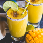 This Sour Mango Smoothie from http://meatified.com is summer in a glass... with a twist! It's sunny, refreshing and totally dairy & added sugar free, too.