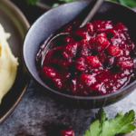 This effortlessly simple cranberry sauce from https://meatified.com is gussied up with some seasonal citrus, a splash of balsamic & a smidge of rosemary for a fun twist on a classic!