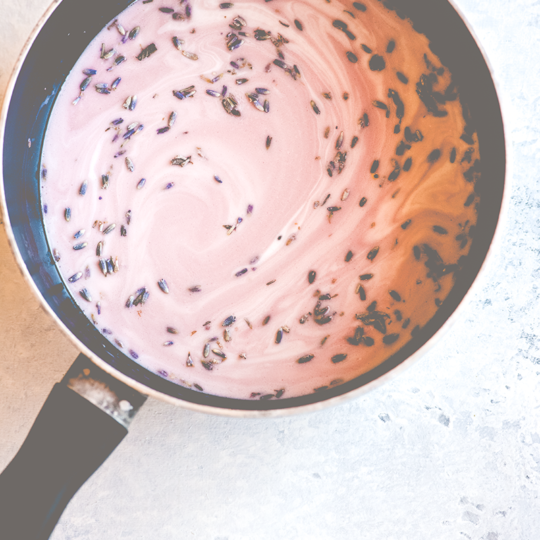 This soothing cherry lavender milk from https://meatified.com is the perfect send off for a good night's sleep, made with tart cherry juice and lightly scented with lavender & vanilla. Plot twist: it's also great over ice!