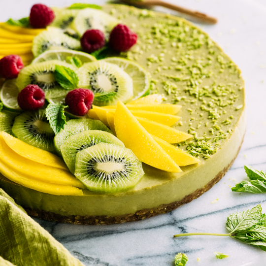 This no bake lime cheesecake from https://meatified.com is the perfect allergy friendly dessert, since it's grain, gluten, dairy & nut free. Make ahead & top with your favorite fruit!