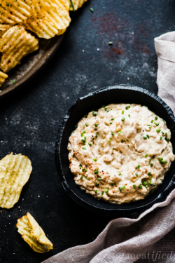 This simple caramelized onion dip takes its time and lets the sweet & savory onions headline this party favorite. You won't regret making a double batch!